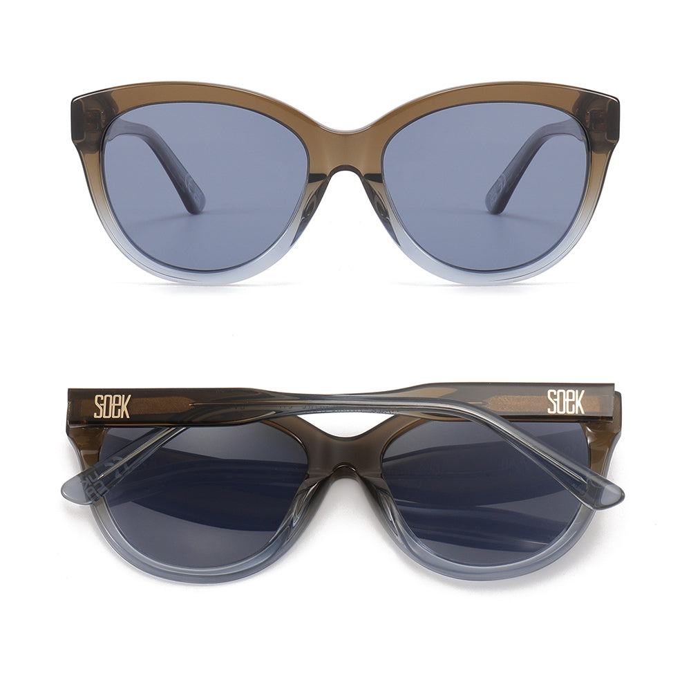 *NEW* LOVERS OMBRE SLATE l 100% Plant Based  l Brown Polarised Lens by SOEK New Zealand