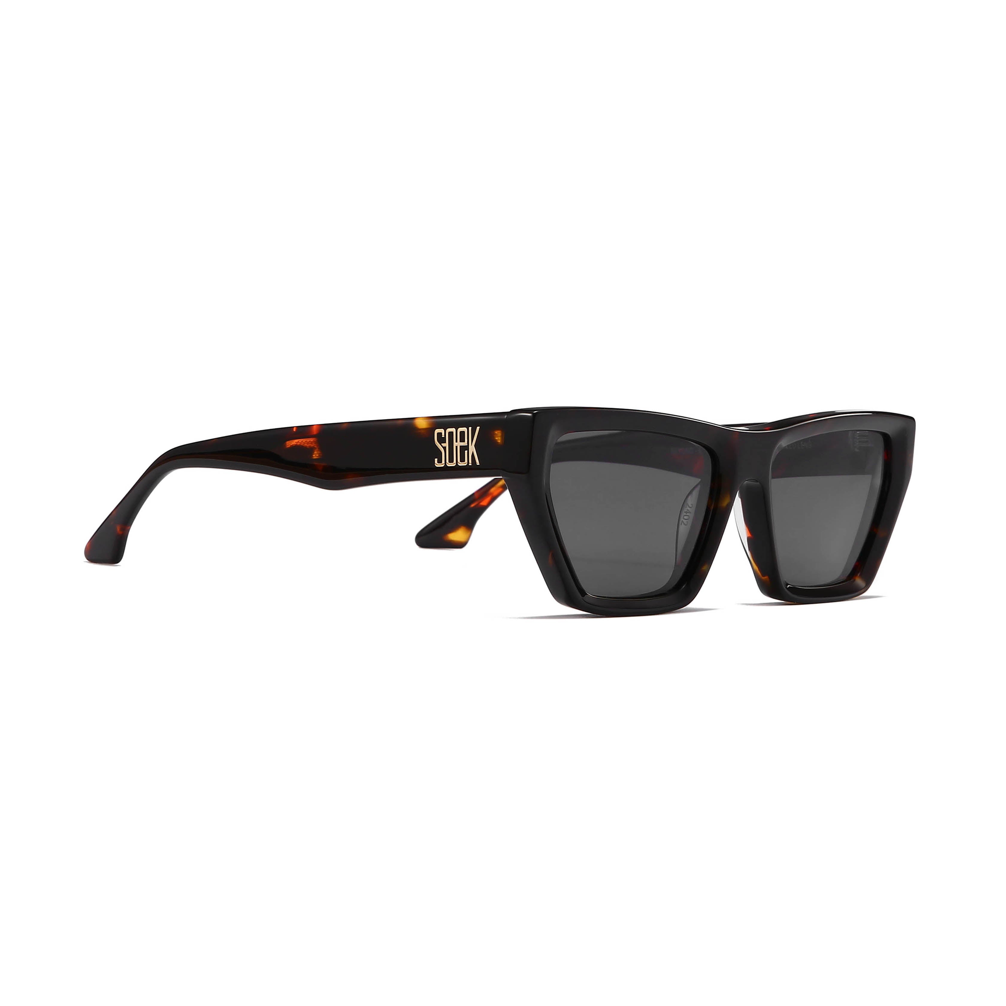 BEYOND EBONY - Plant Based Dark Tortoise Frame l Black Polarised Lens