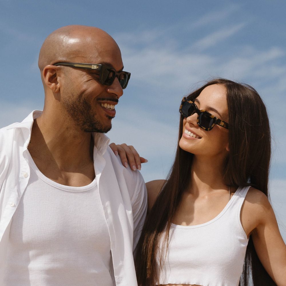 ROVE MOSS l Bio Acetate Sunglasses l Black Polarised Lens - Soek Fashion Eyewear Australia
