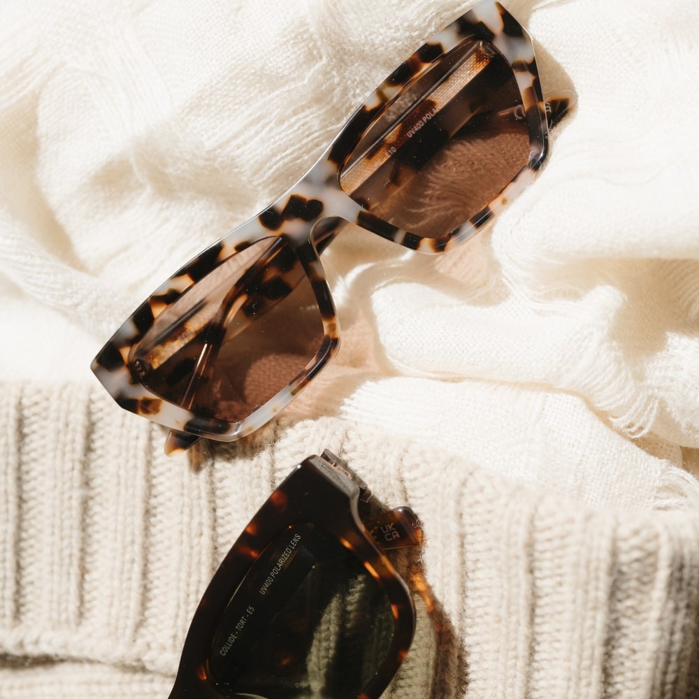BEYOND SANDSTONE l Plastic Free Sunglasses l Black Polarised Lens - Soek Fashion Eyewear Australia