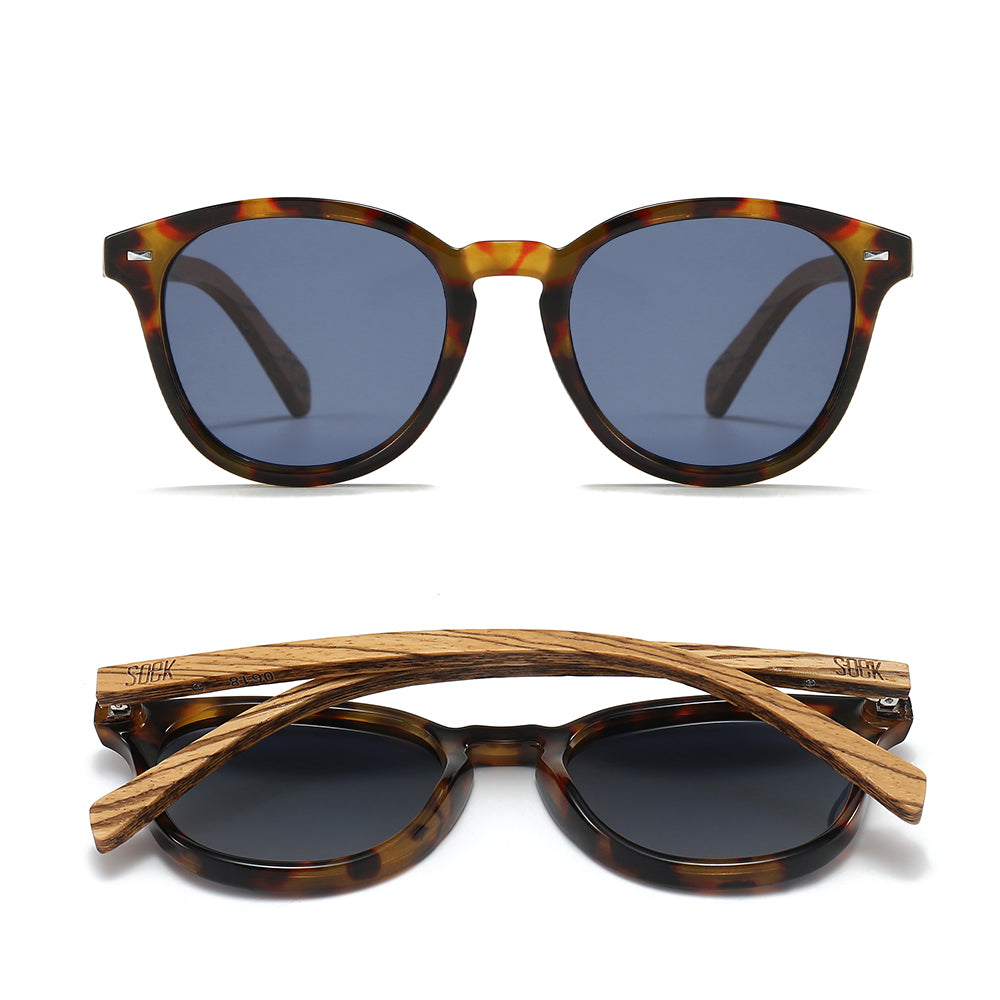 TAINE TORT  Blue Lens l Walnut Arms