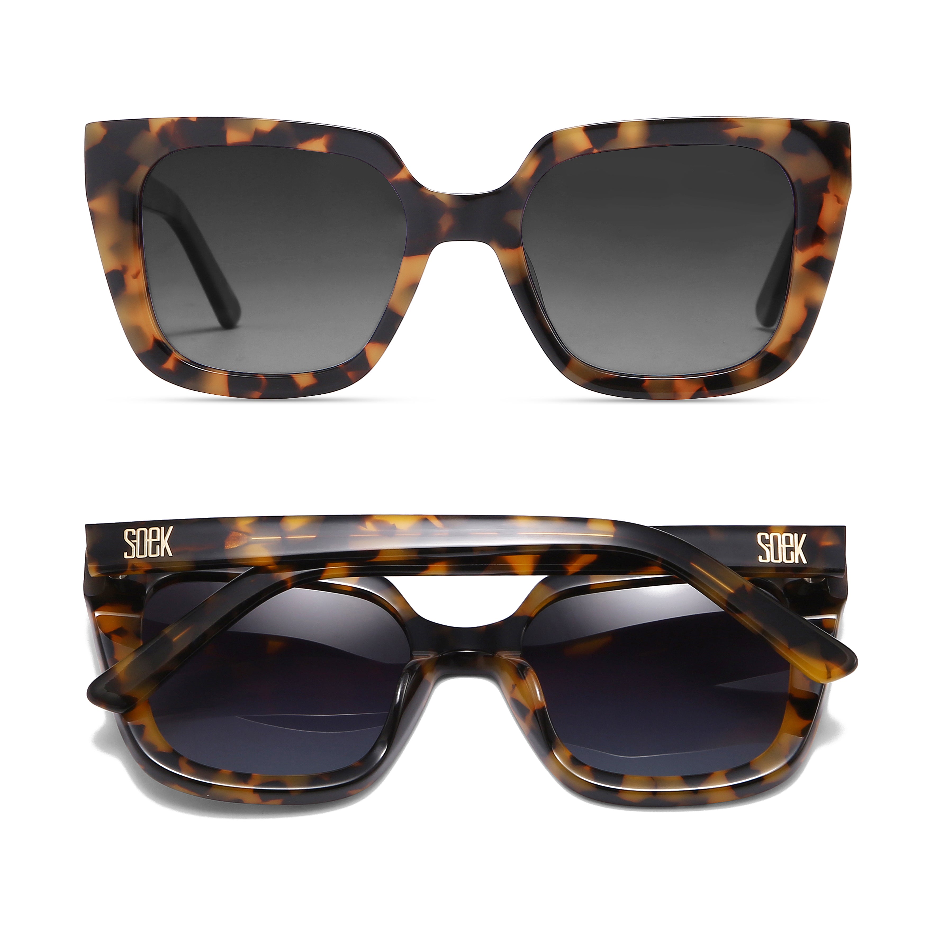 HARPER HONEY TORT l Plant Based Sunglasses l Tortoise Frame l Polarised Lens - Soek Fashion Eyewear Australia