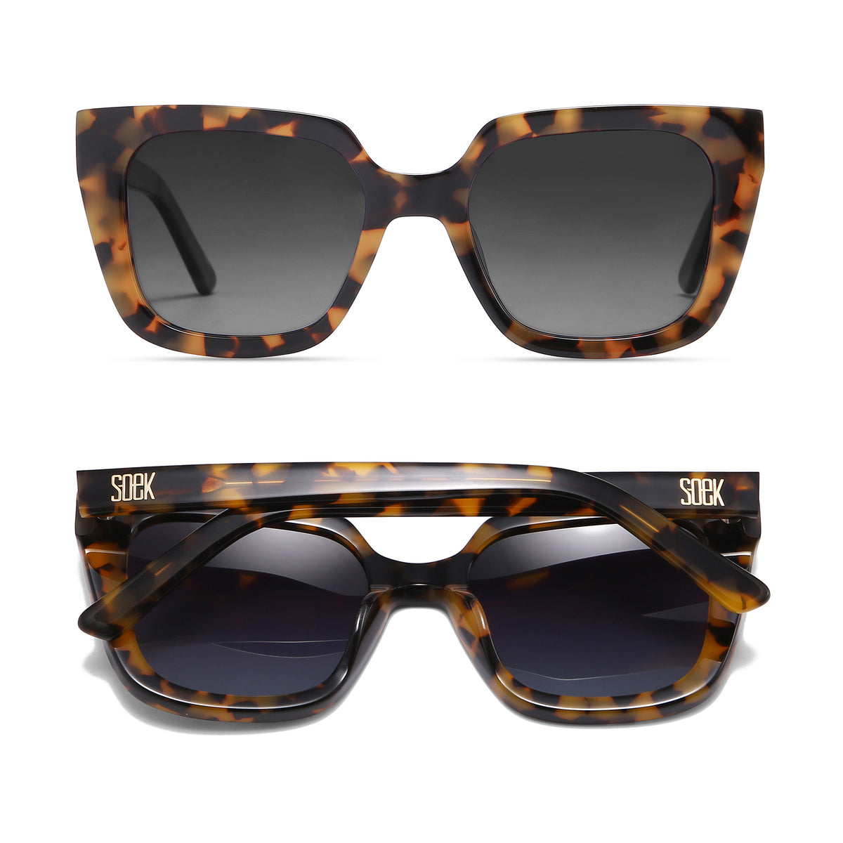 HARPER HONEY TORT l Plant Based Sunglasses l Tortoise Frame l Polarised Lens - Soek Fashion Eyewear Australia