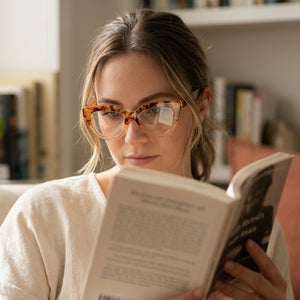 Magnifying Reader l FLUTTER DESERT TORT - Soek Fashion Eyewear Australia