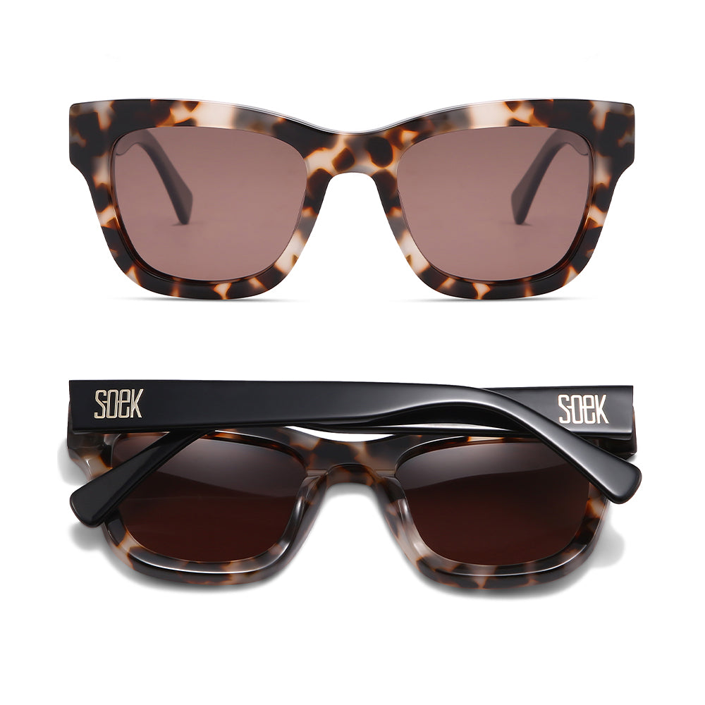 COLLIDE SANDSTONE l Plant Based Unisex Sunglasses l Polarised Lens - Soek Fashion Eyewear Australia