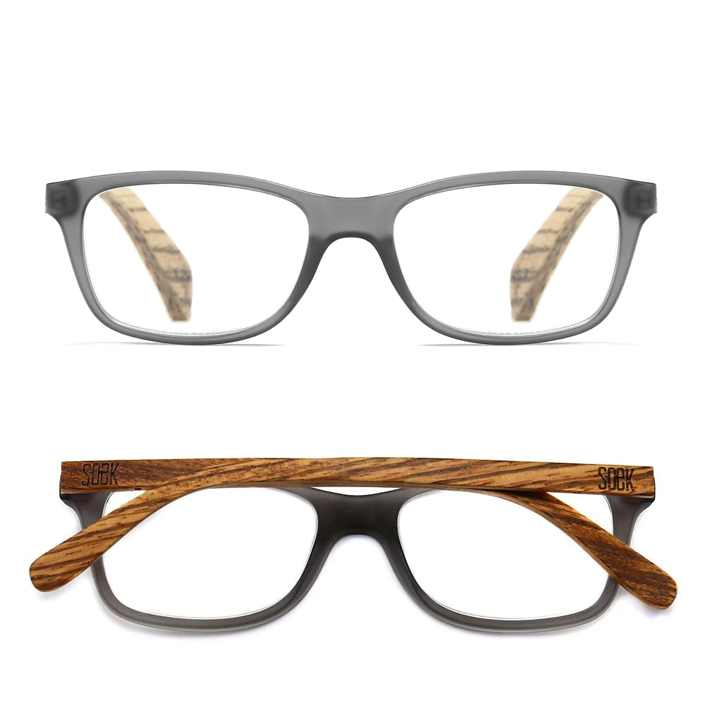 WATSONS BAY l Wooden Magnifying Blue Light Reader - Soek Fashion Eyewear Australia