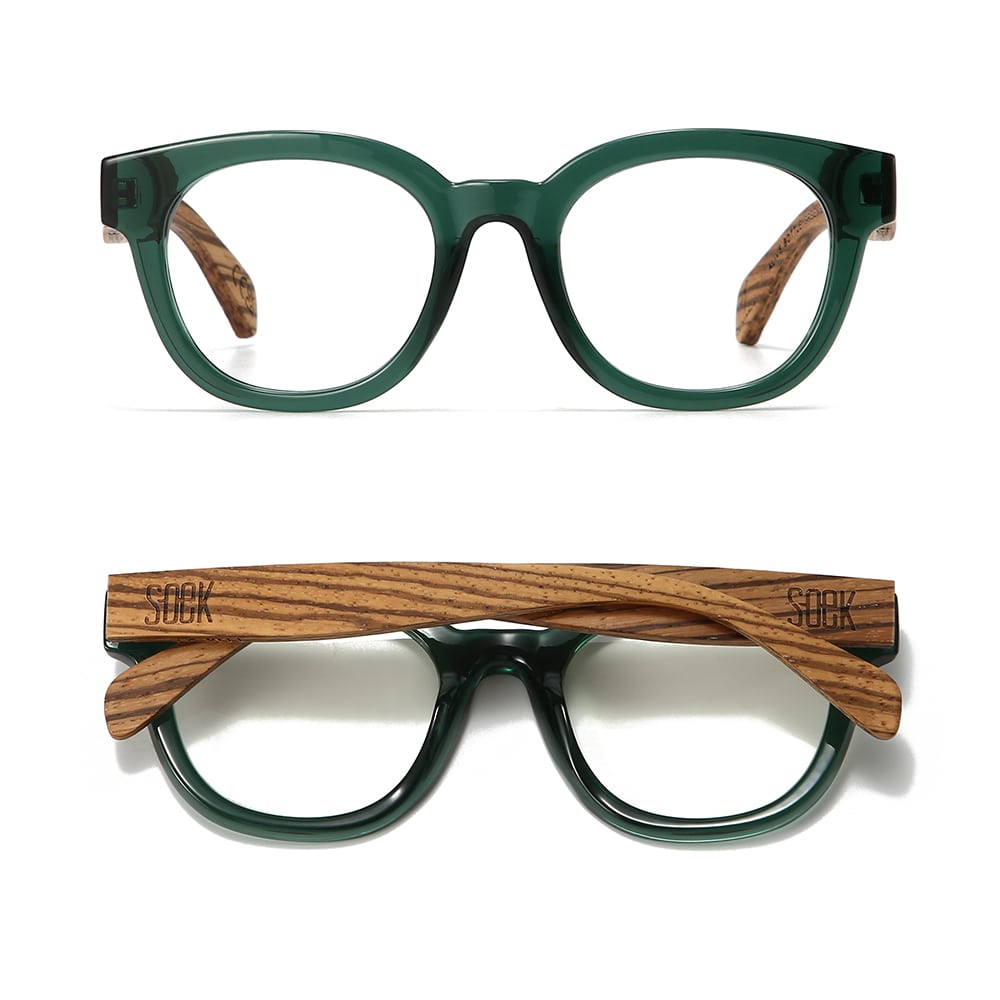 ALIVE BOTTLE GREEN Reader l Magnifying Lens - Soek Fashion Eyewear Australia