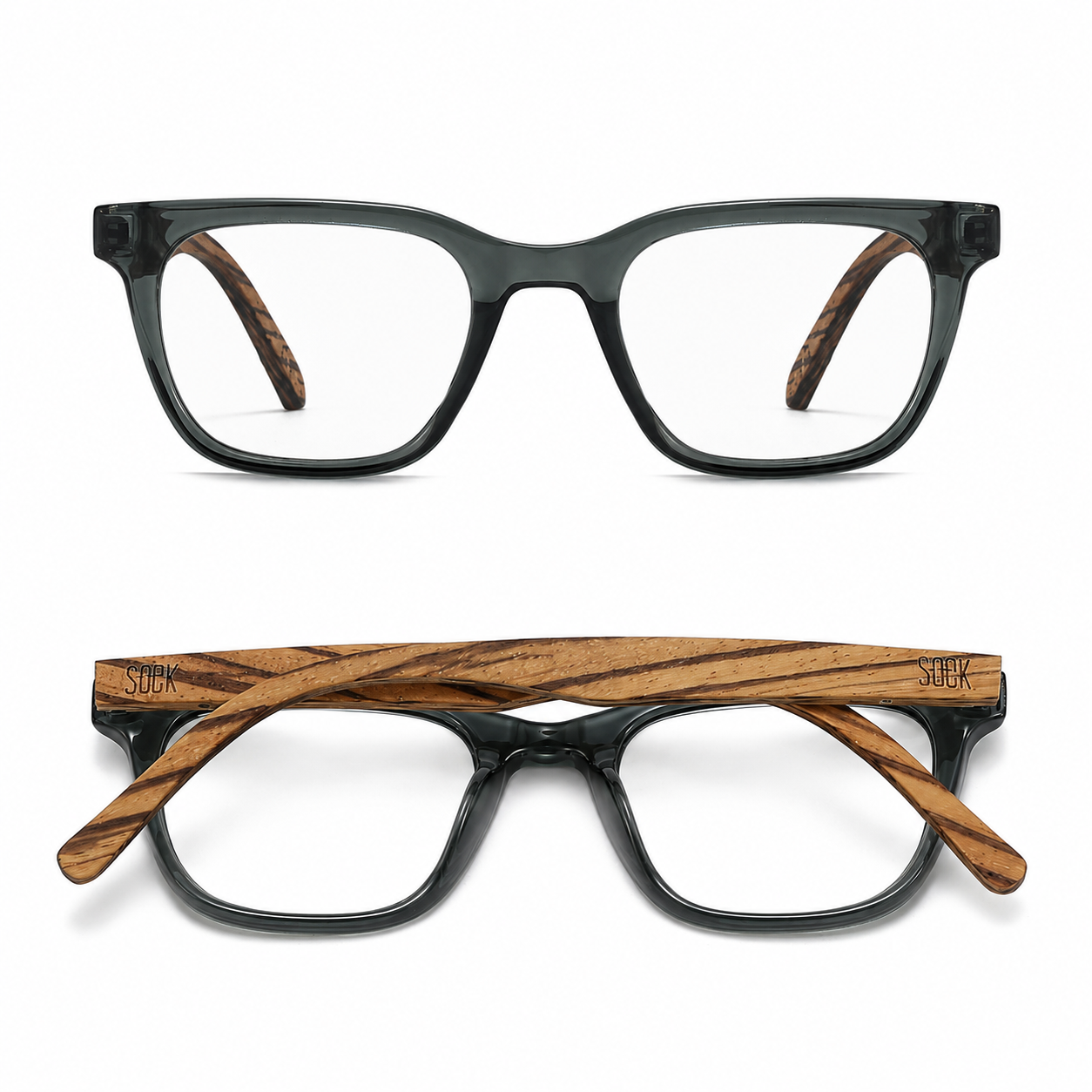 Prescription Glasses l Koda SMOKE by SOEK Sustainable Eyewear Australia
