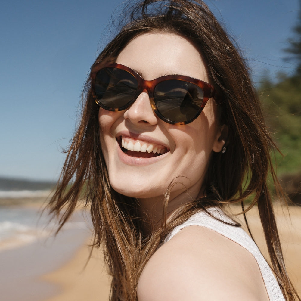 *NEW* LOVER TORT DUO l Plastic Free Sunglass l Brown Polarised Lens - Soek Fashion Eyewear Australia