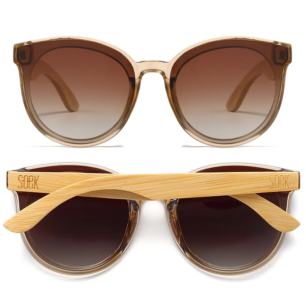 BELLA CHAMPAGNE l Brown Gradient Lens l Maple Arms - Soek Fashion Eyewear Australia