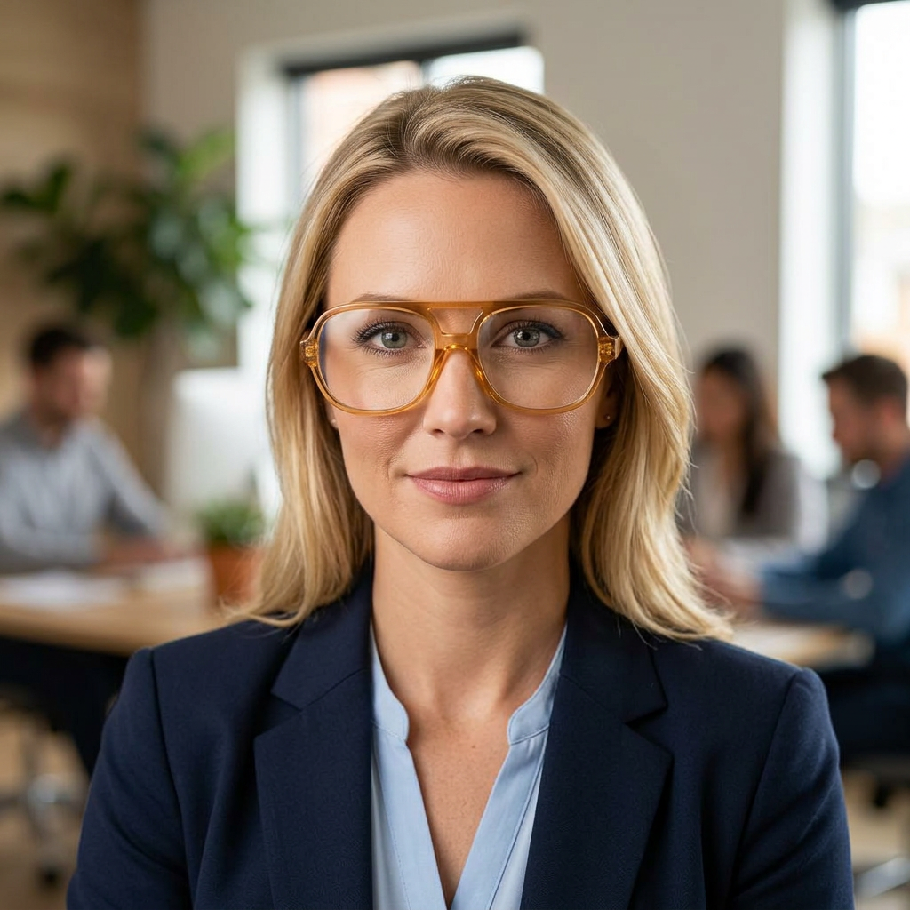 Prescription Frame l BILLY CLEAR BROWN by SOEK Sustainable Eyewear