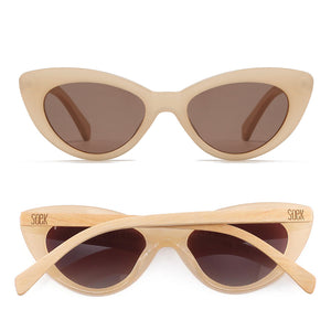 SAVANNAH NUDE l Cream Sunglasses l Polarised Lens - Soek Fashion Eyewear Australia