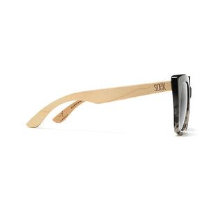 Magnifying SUN READER l RIVIERA BLACK/IVORY - Soek Fashion Eyewear Australia