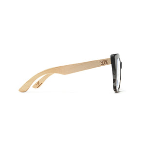 RIVIERA BLACK/IVORY l  Blue Light Magnifying Reader - Soek Fashion Eyewear Australia