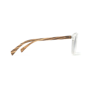 TAINE FROST l Clear Sunglasses l Polarised Lens - Soek Fashion Eyewear Australia
