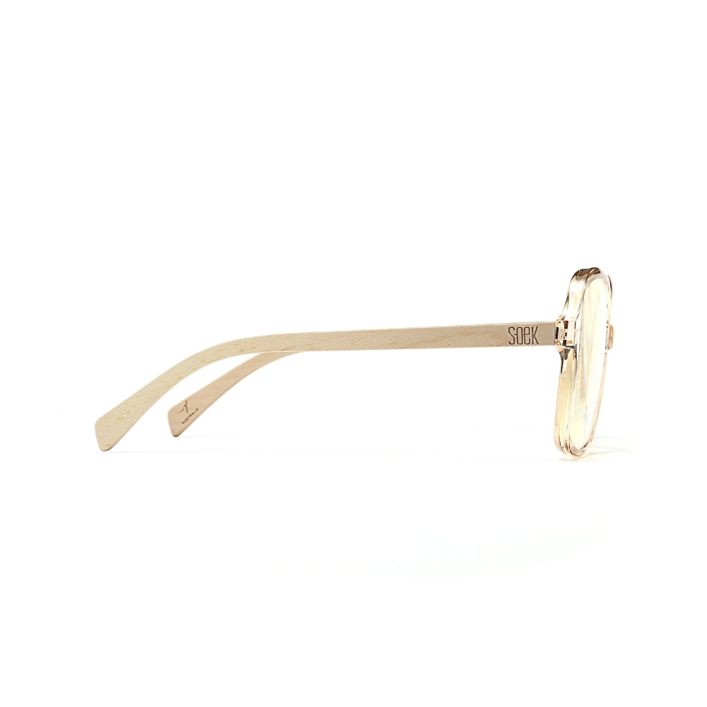 SCARLETT CHAMPAGNE l Blue Light Magnifying Reader - Soek Fashion Eyewear Australia