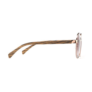 CLEO BLOOM l Rose Gold Metal l Polarised Lenses - Soek Fashion Eyewear Australia
