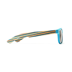LITTLE SHELLY KIDS Polarised Sunnies l Striped Arms l Age 7-10 - Soek Fashion Eyewear Australia
