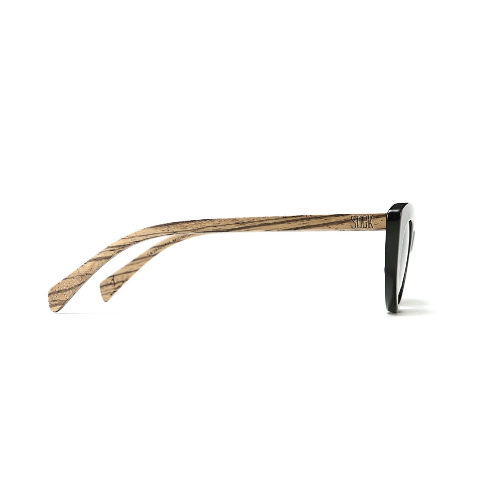 SAVANNAH MIDNIGHT l Black Sunglasses l Polarised Lens - Soek Fashion Eyewear Australia