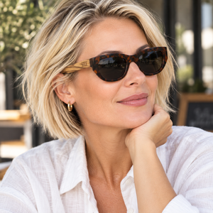 NEW * Remy Dark Tort l Smoke Polarised Lens I Sunglasses - Soek Fashion Eyewear Australia