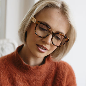 Tortoise Round Magnifying Reader l ALIVE ROCKY TORT - Soek Fashion Eyewear Australia