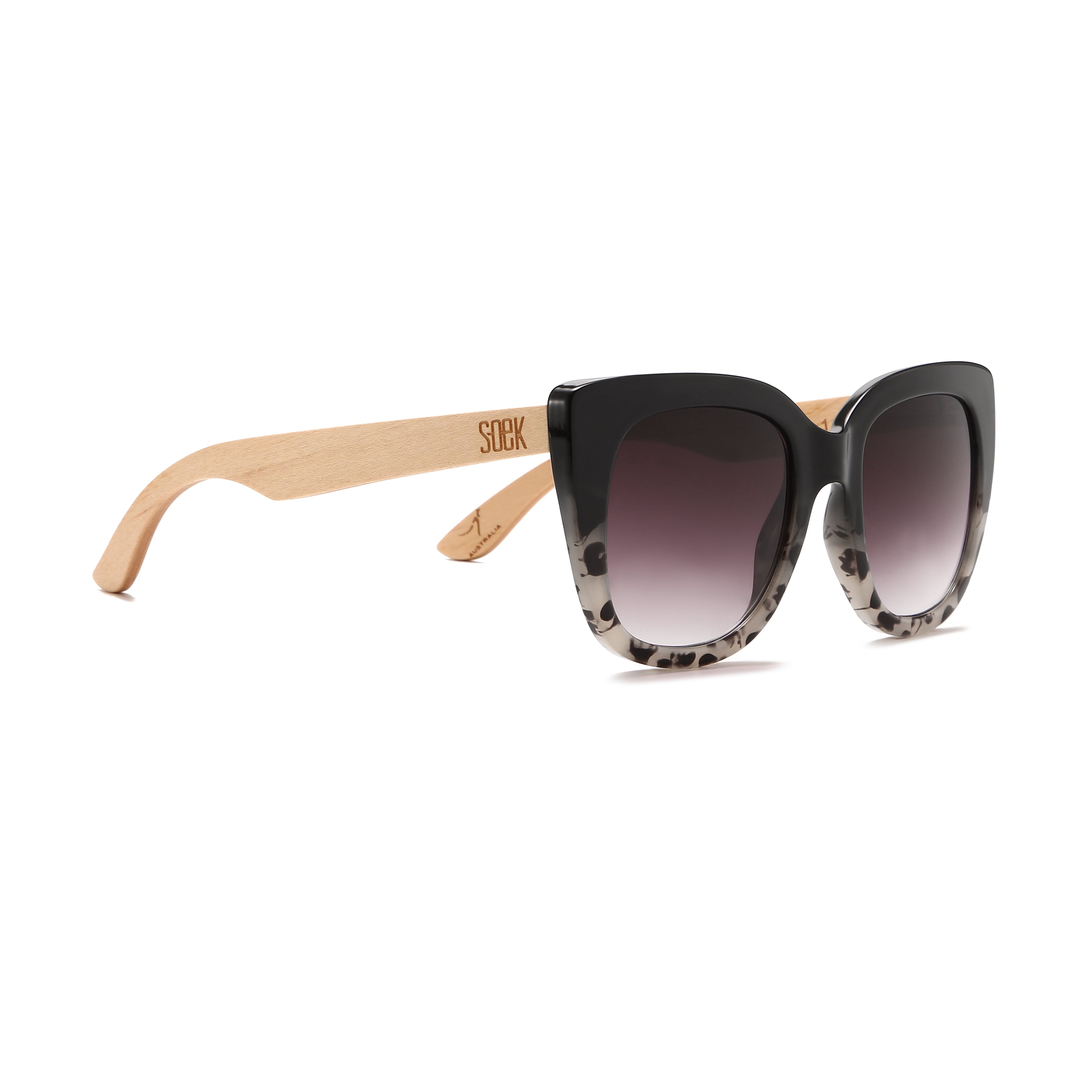 RIVIERA BLACK/IVORY l   Magnifying SUN Reader - Soek Fashion Eyewear New Zealand