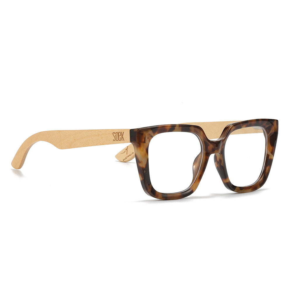 Magnifying Reader l SOLUNA MOCHA TORT - Soek Fashion Eyewear Australia