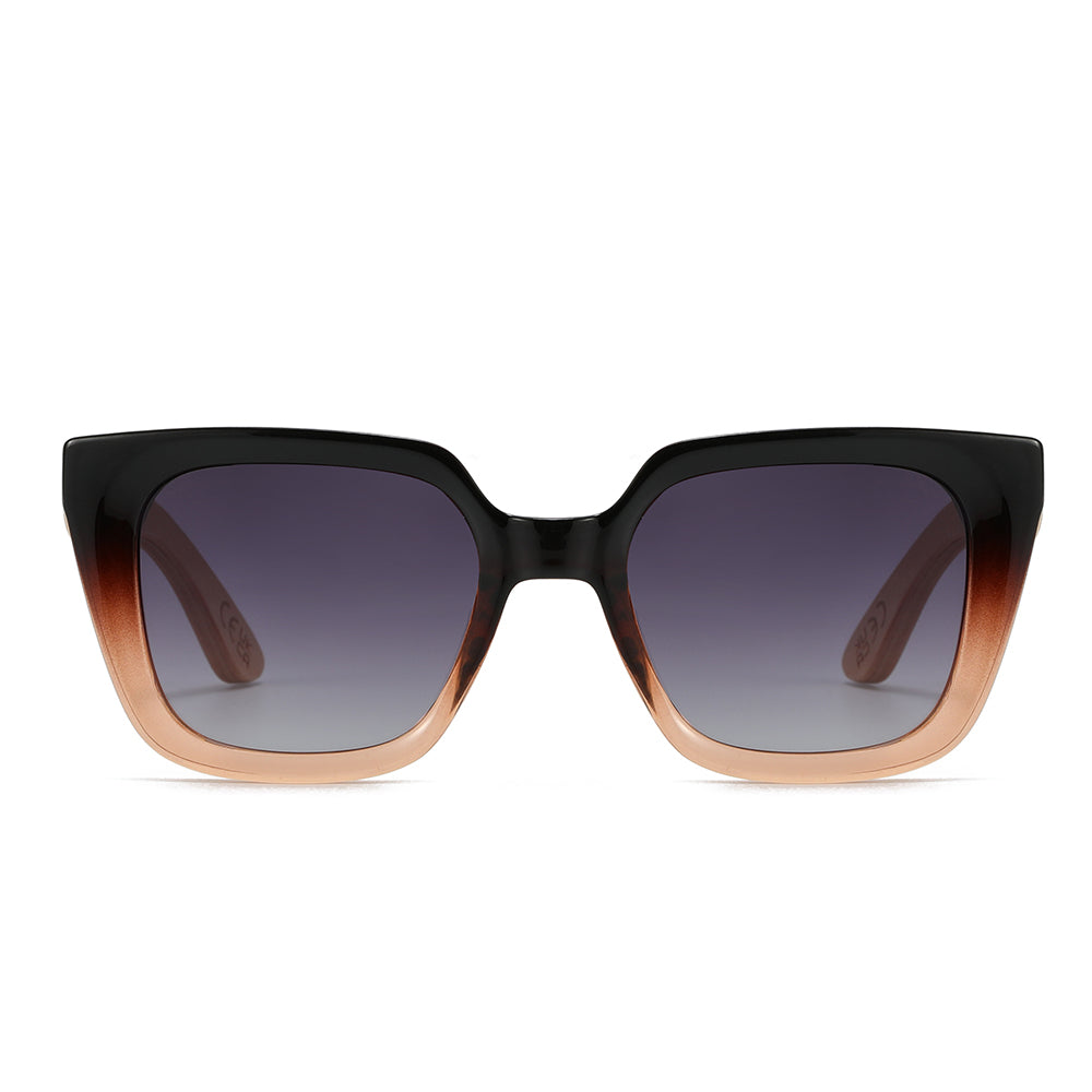 SOLUNA OMBRE l Sunglasses l Polarised Lens l Walnut Arms by SOEK New Zealand 