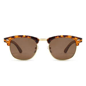 BANJO Brown Polarised Lens l  Walnut Arms - Soek Fashion Eyewear Australia