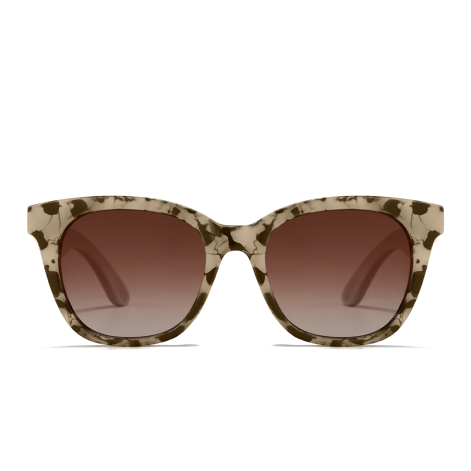 LILA GRACE IVORY TORTOISE l Brown Lens l Wooden Arms - Soek Fashion Eyewear Australia