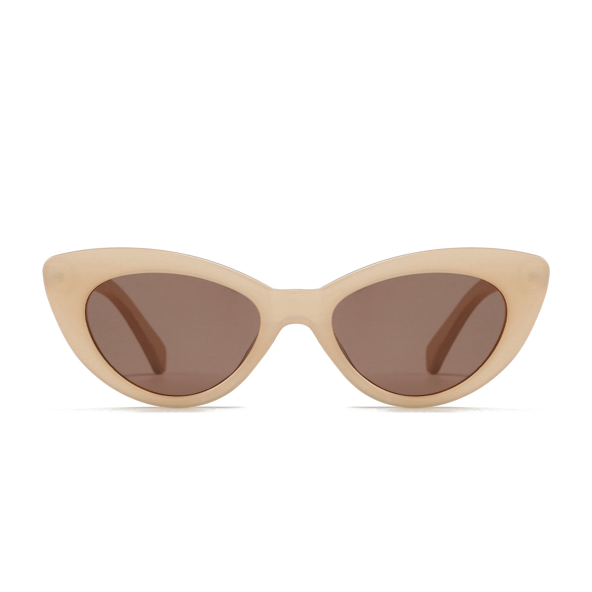 SAVANNAH NUDE Brown Gradient Lens l White Maple Arms