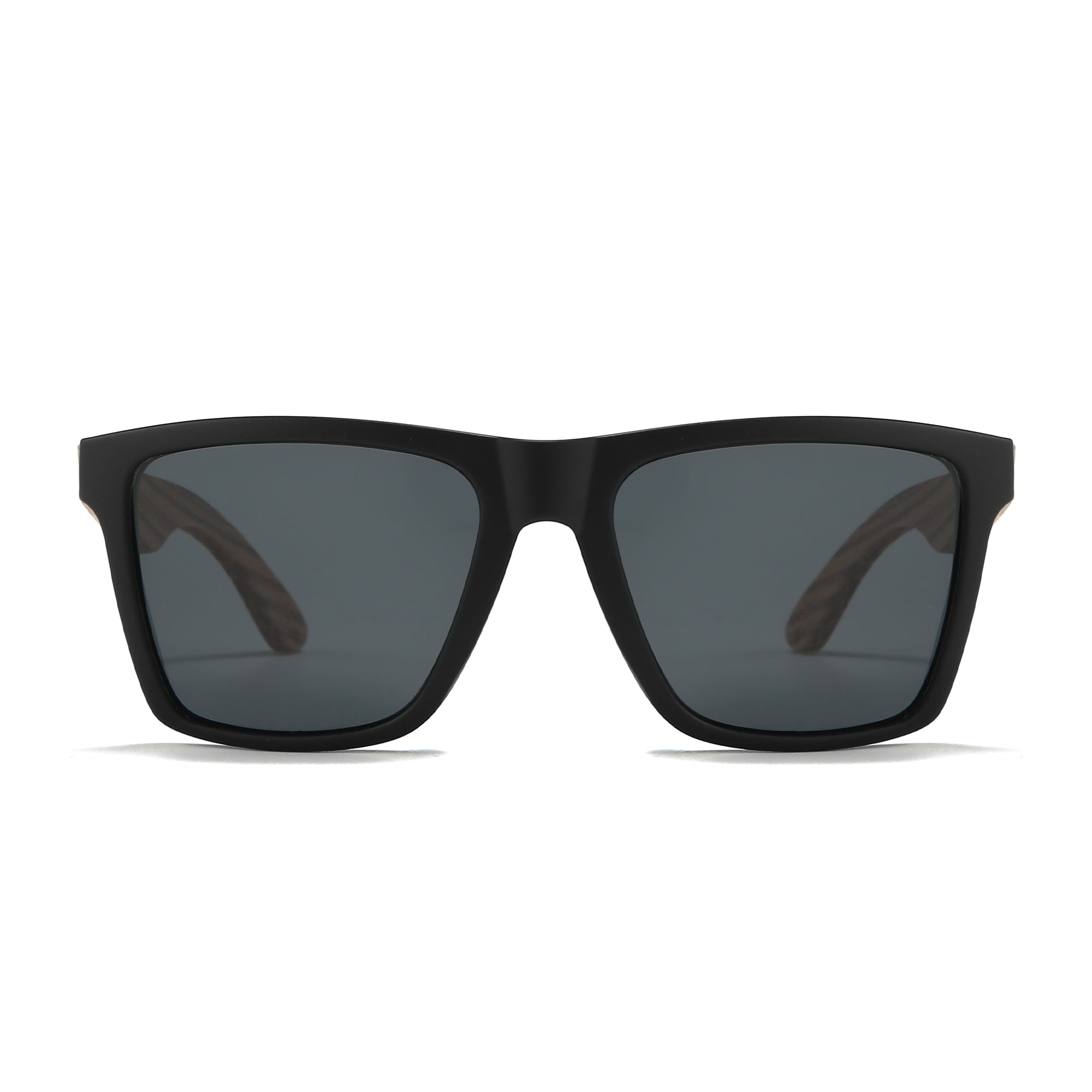 DALTON  Black Sunglasses l Black Lens l Walnut Arms
