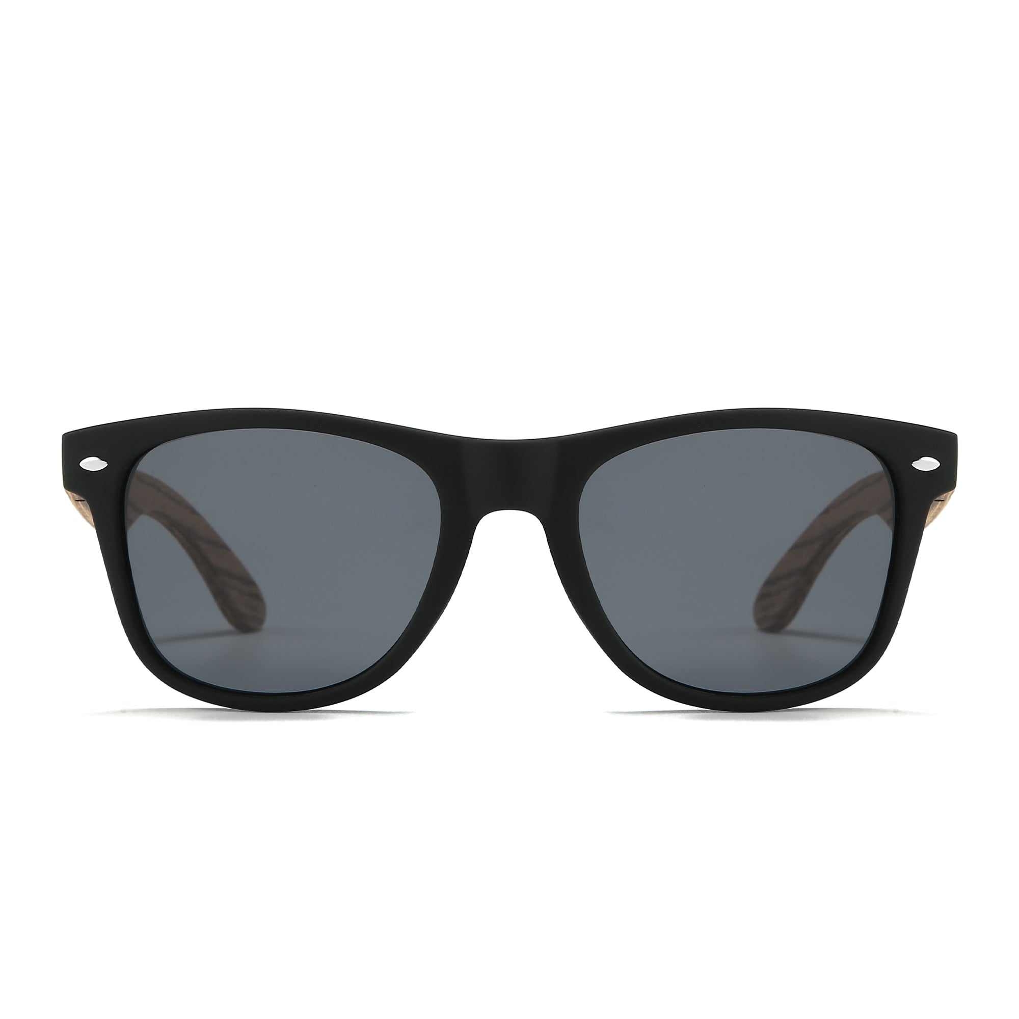 BALMORAL I Black Polarised Lens l Walnut Arms - Soek Fashion Eyewear Australia