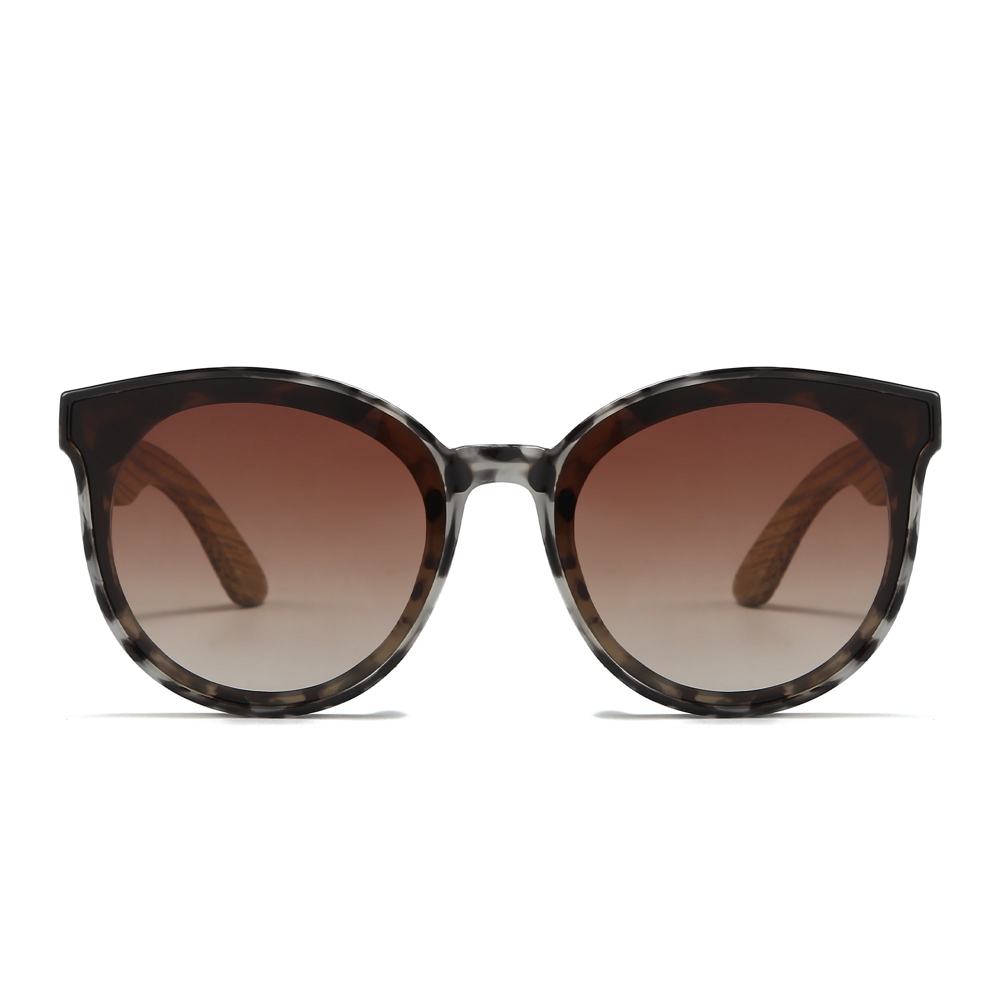 BELLA IVORY TORTOISE l Black Graduated Lens l Walnut Arms - Soek Fashion Eyewear Australia