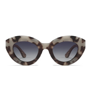 STEVIE IVORY TORT l Black Polarised Lens l Walnut Arms - Soek Fashion Eyewear Australia