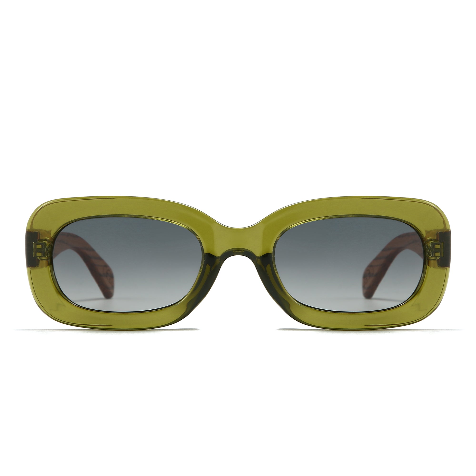 VIBE MOSS l Khaki Green Frame l Black Polarised Lens l White Maple Arms
