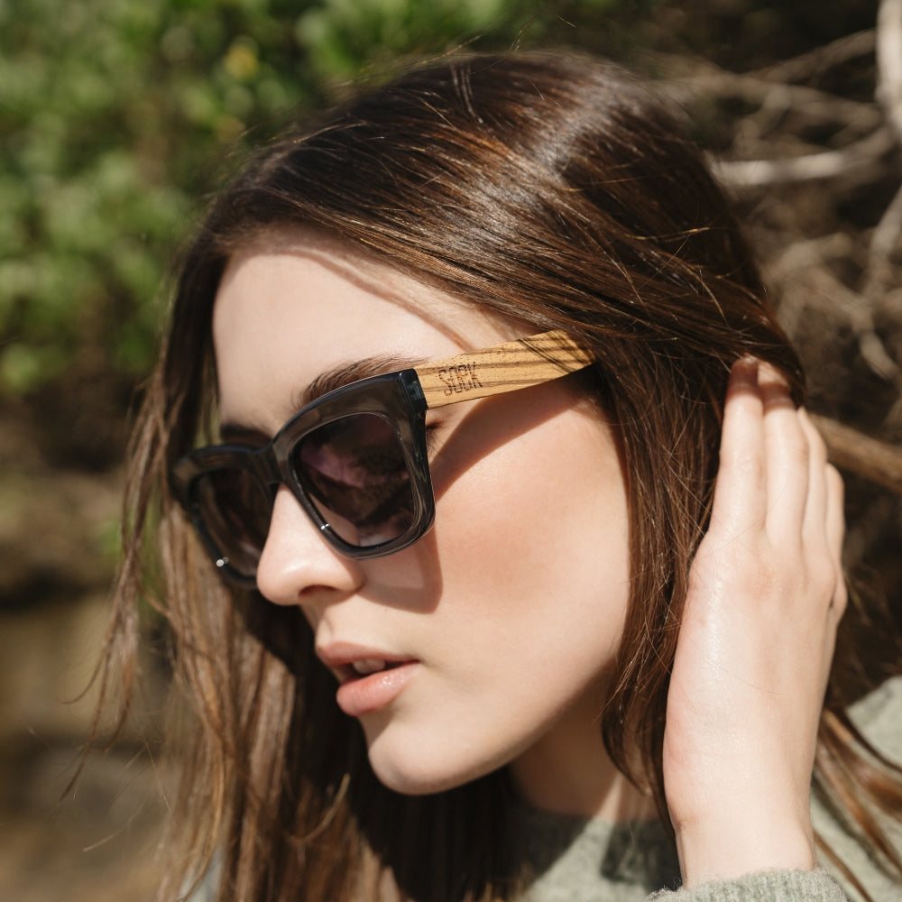 MORGAN INDIGO l Blue Grey Sunglasses l Polarised Lens - Soek Fashion Eyewear Australia