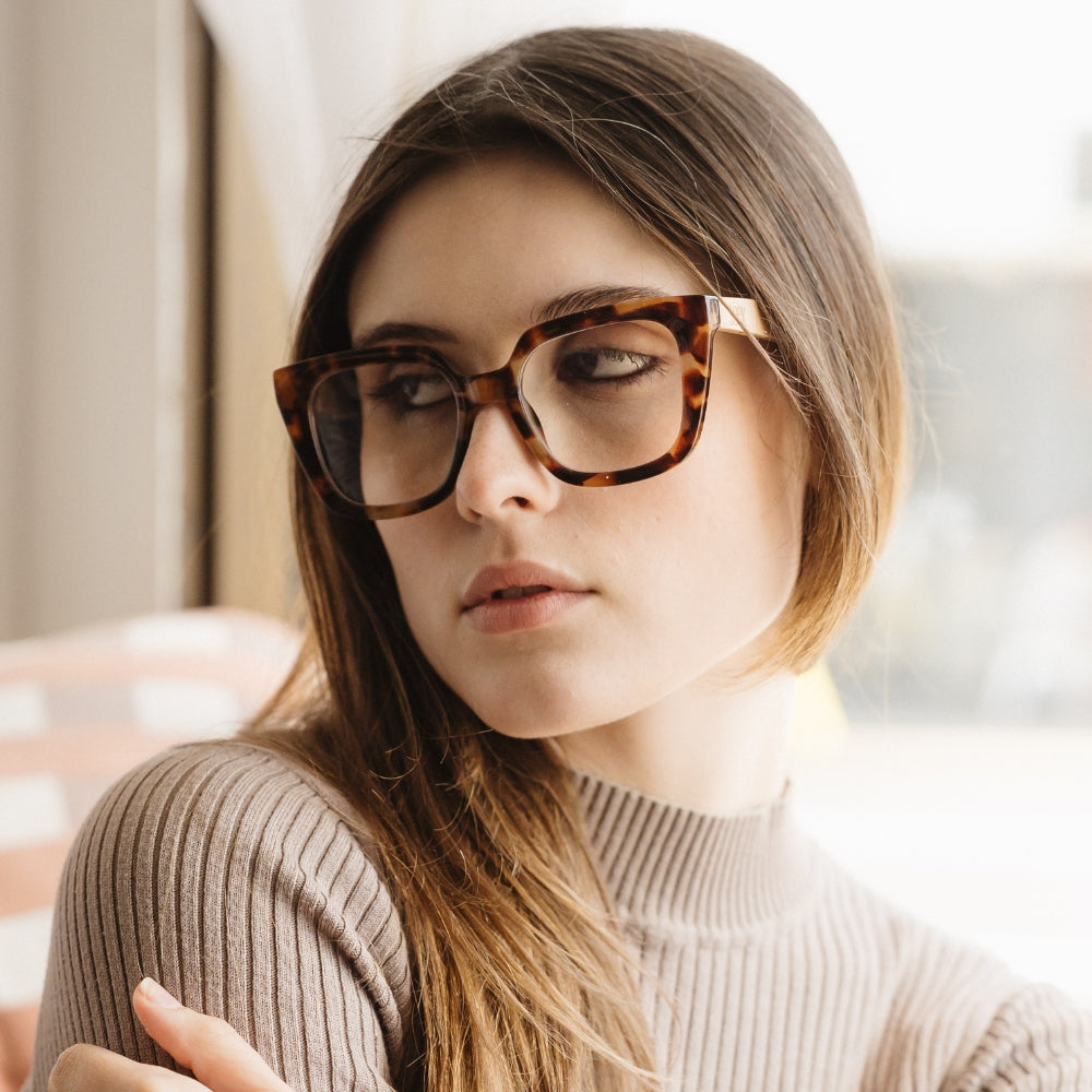 Magnifying Reader l SOLUNA MOCHA TORT - Soek Fashion Eyewear Australia