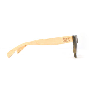 MORGAN MOSS l Khaki Green Sunglasses l Polarised Lens - Soek Fashion Eyewear Australia