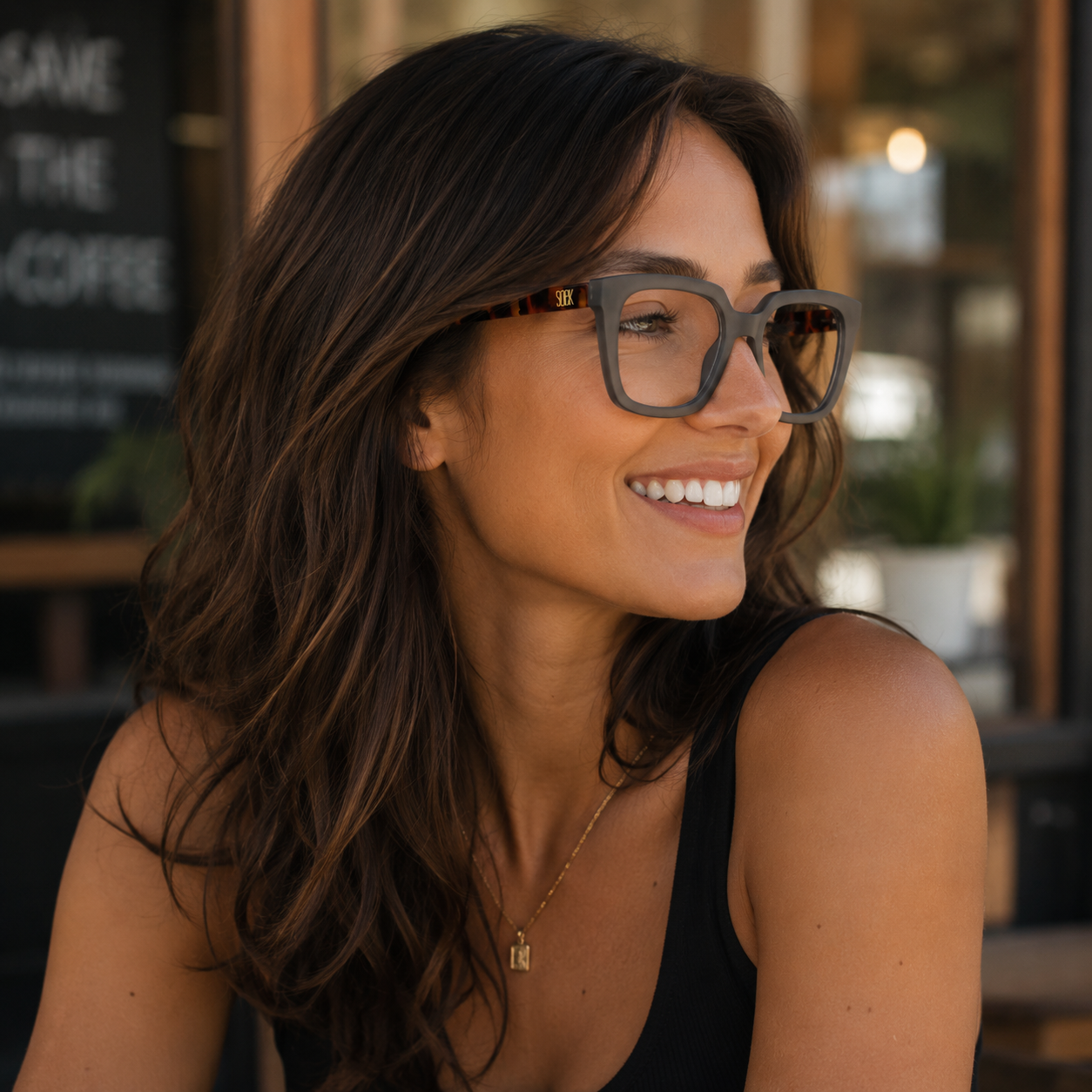 Prescription Frame l SOLUNA SMOKE