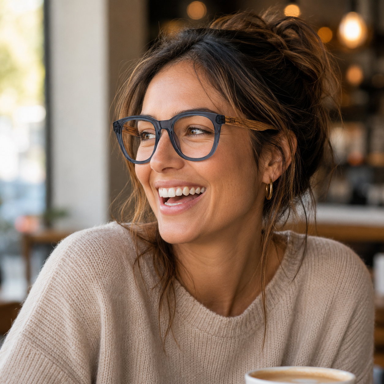 Prescription Glasses l LILA GRACE MIDNIGHT BLUE
