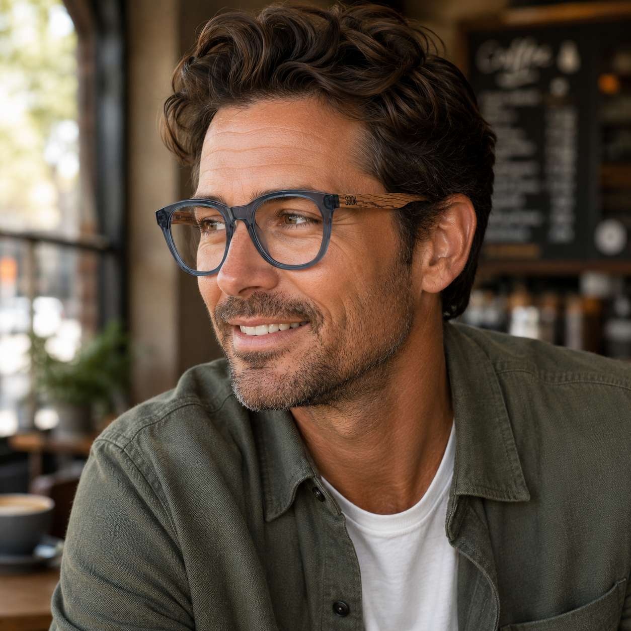 Prescription Glasses l LILA GRACE MIDNIGHT BLUE