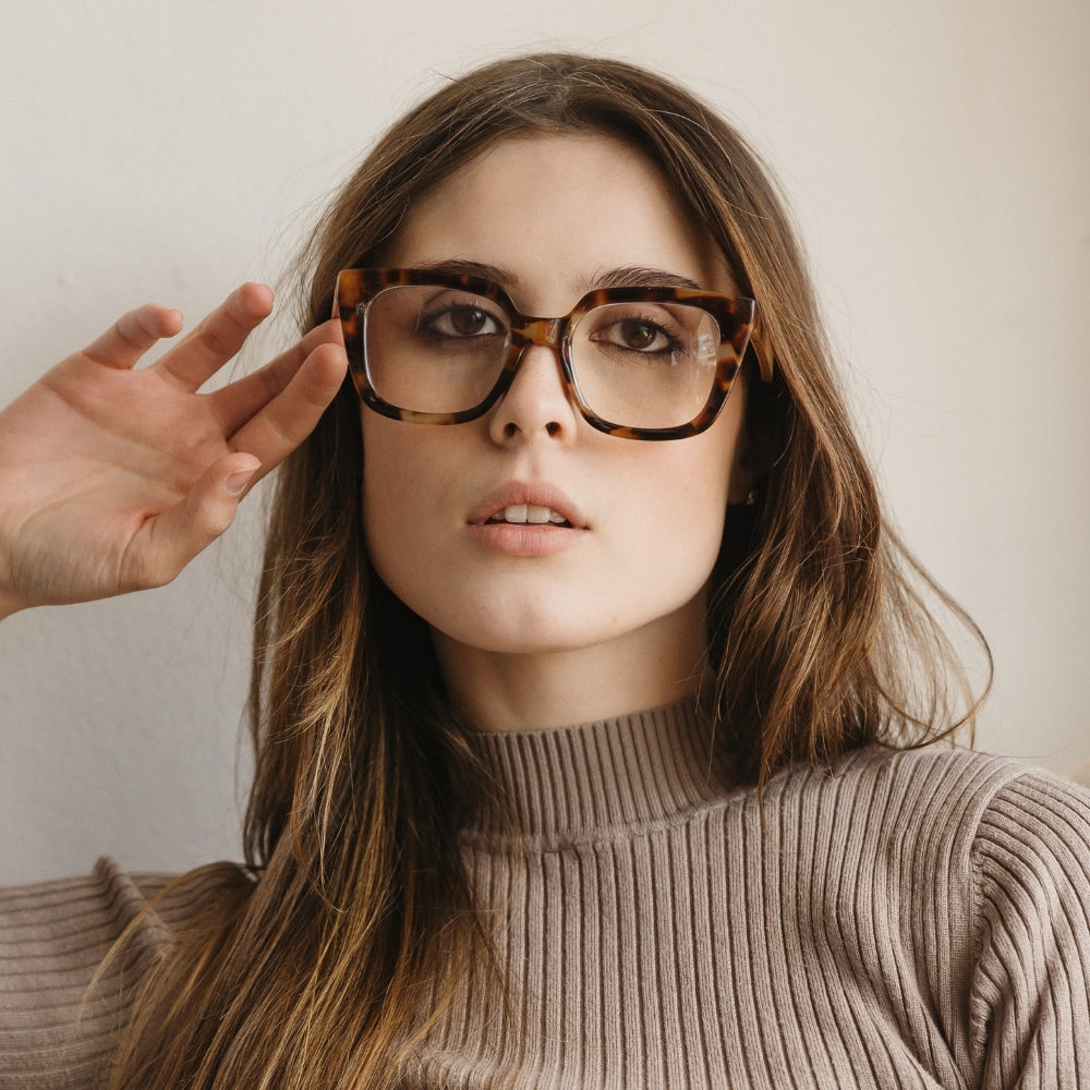 Magnifying Reader l SOLUNA MOCHA TORT - Soek Fashion Eyewear Australia