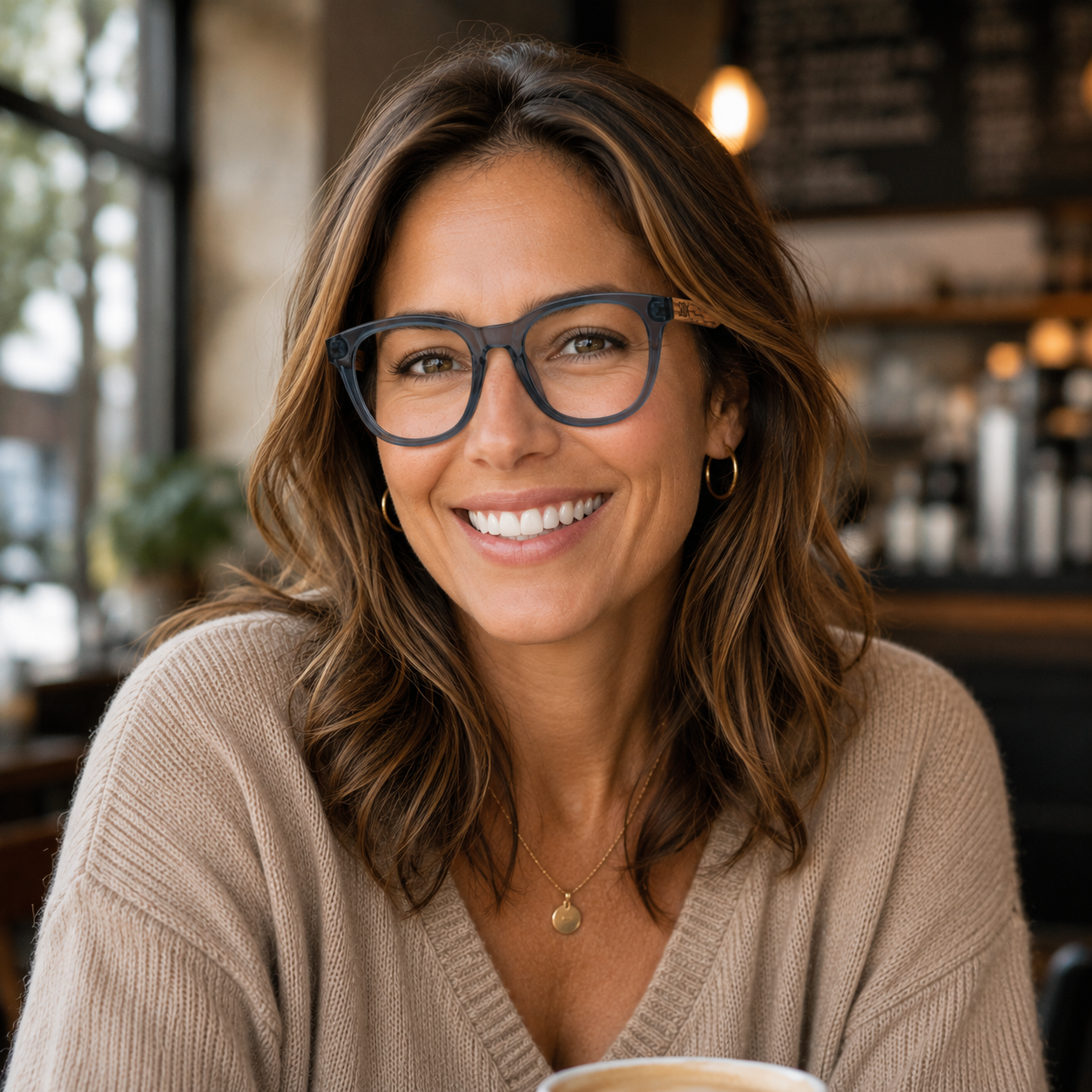 Prescription Glasses l LILA GRACE MIDNIGHT BLUE