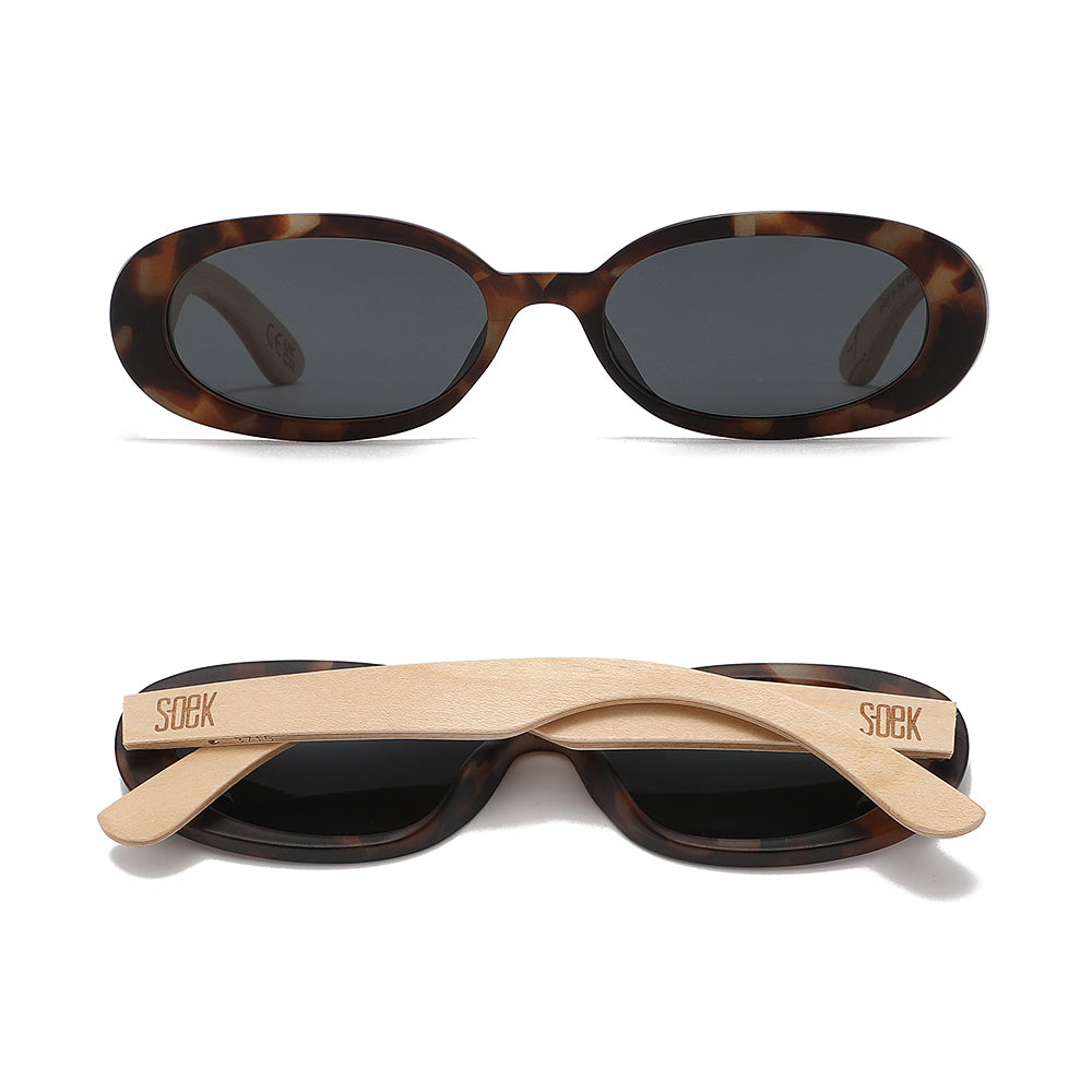 Days in the Sun ROCKY TORT l Brown Polarised Lens l White Maple Arms - Soek Fashion Eyewear Australia