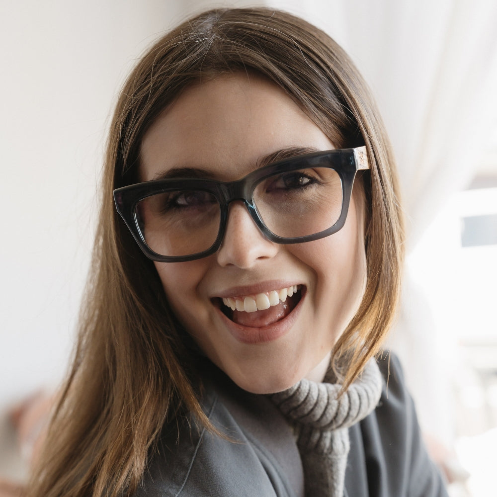 Unisex Magnifying Reader l MORGAN INDIGO - Soek Fashion Eyewear Australia