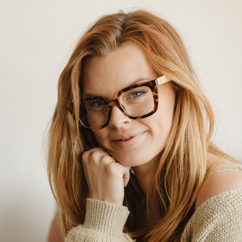 Magnifying Reader l SOLUNA MOCHA TORT - Soek Fashion Eyewear Australia