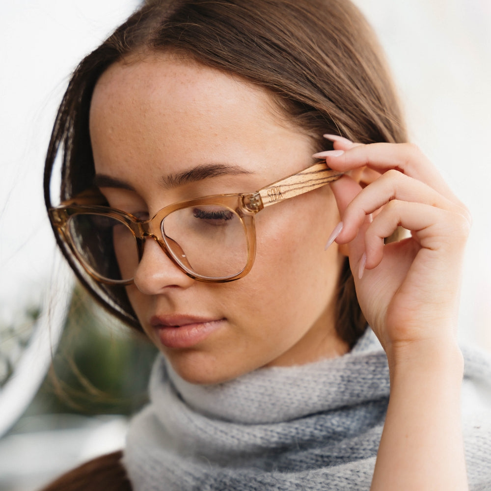 LILA GRACE CHAMPAGNE l Digital Blue Light - Soek Fashion Eyewear Australia