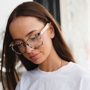 LILA GRACE IVORY TORTOISE l Digital Blue Light - Soek Fashion Eyewear Australia