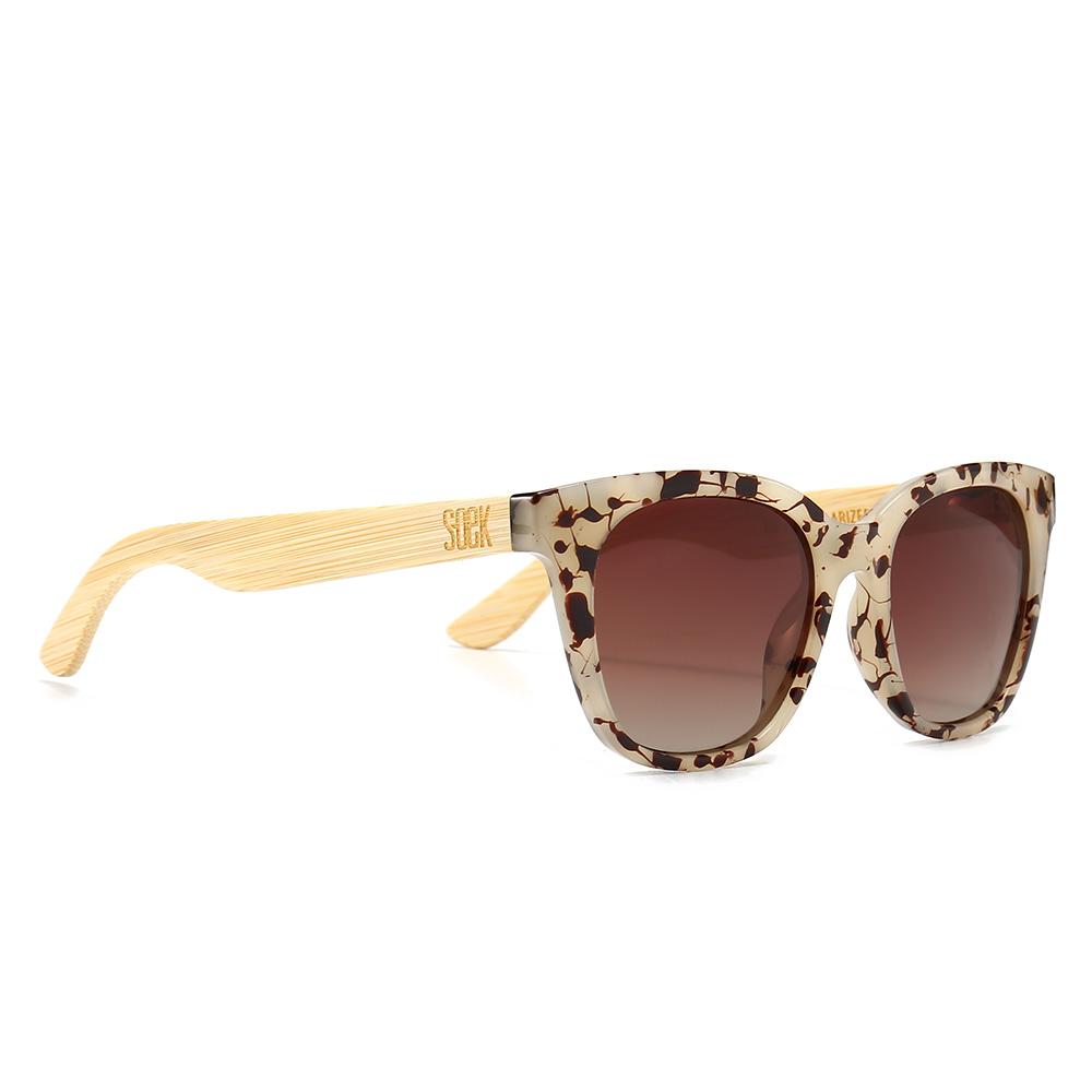 LILA GRACE IVORY TORTOISE l Brown Lens l Wooden Arms - Soek Fashion Eyewear Australia
